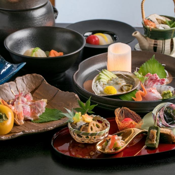 結納 顔合わせはこちら 全8品懐石コース 静御膳6600円 税込 姫山茶寮 姫路