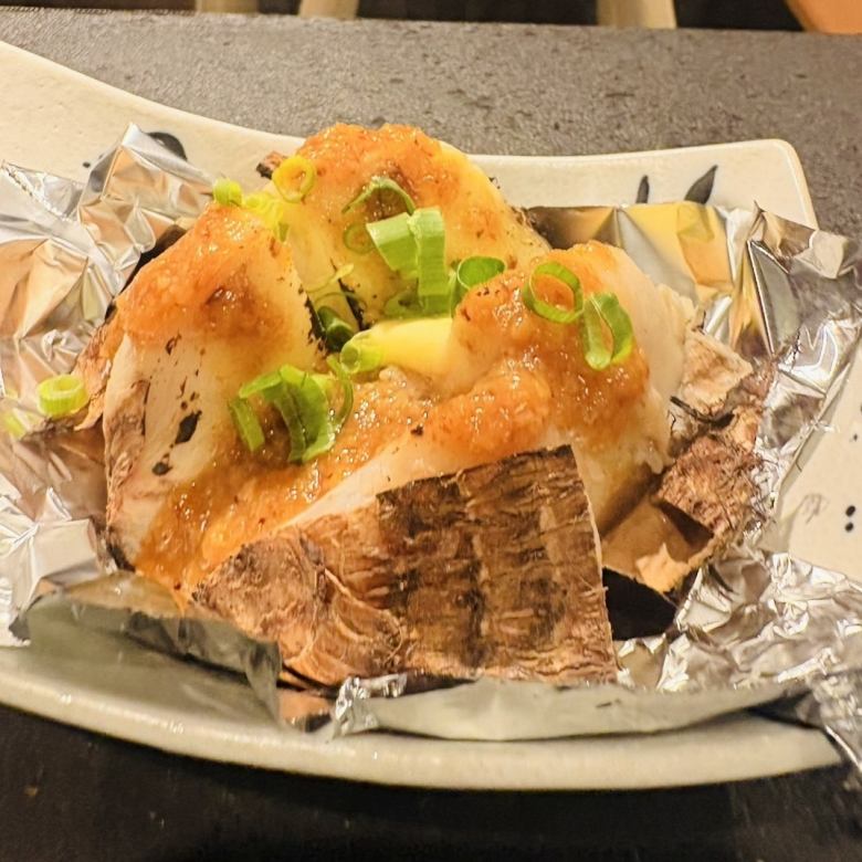 五泉産里芋の越後味噌バター焼き