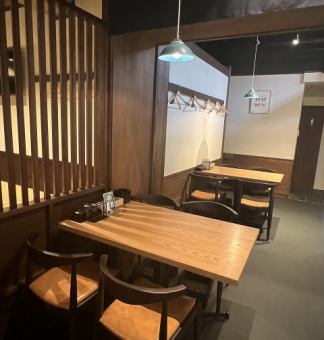 2 tables for 4 people