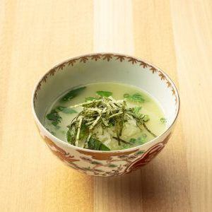 鳥スープ茶漬け