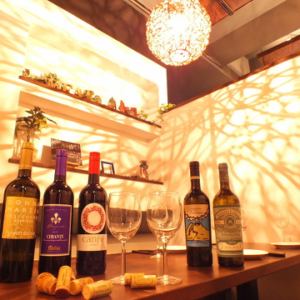 For a stylish girls' night out... [Umeda wine meat bar, all you can eat and drink, girls' night out, birthday, lunch, year-end party, 3 hours]