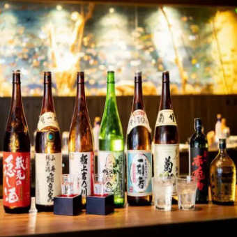 [Premium all-you-can-drink plan] 180 minutes all-you-can-drink! 2,200 yen (tax included) All-you-can-drink local sake and fruit liquor from all over Japan