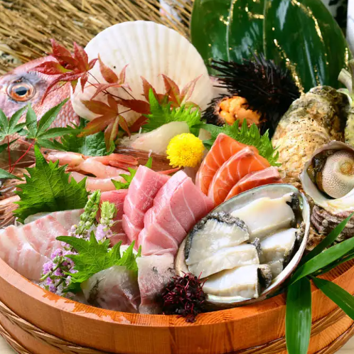 Assorted sashimi "Kuumimori"