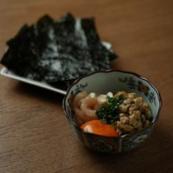 鶏納豆