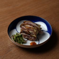 名古屋コーチンのモモタタキ刺し
