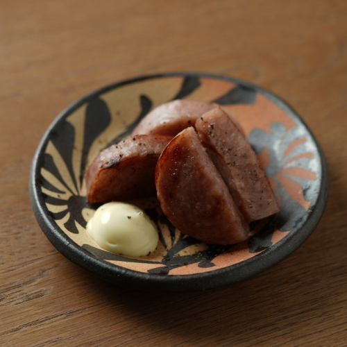 雲仙ハムの炭焼き