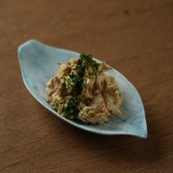鶏の海苔明太マヨ和え