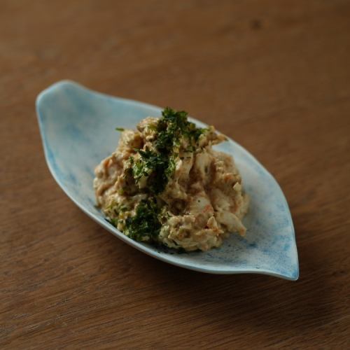 鶏の海苔明太マヨ和え