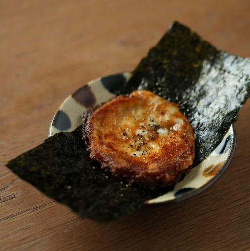 カチョカバロチーズのカリカリ焼き