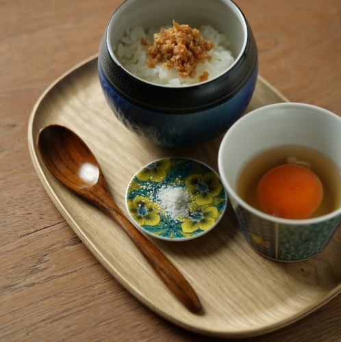こだわり卵のトリュフ塩TKG