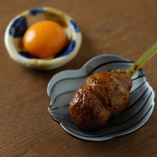 【口の中でとろける幸福】名物生つくね(月見)