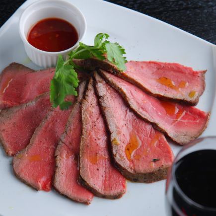 [3 hours all-you-can-drink & 8 dishes] All-you-can-eat roast beef course 4,000 yen including tax
