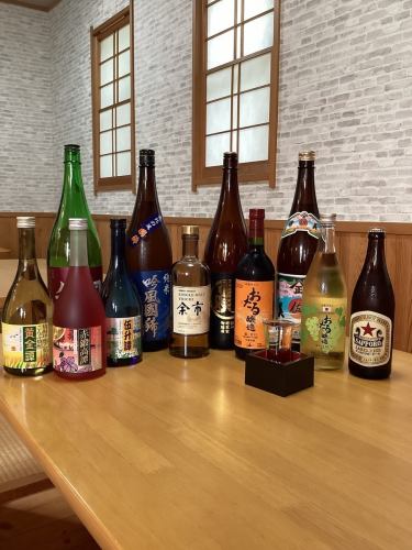 Hokkaido sake is also available.