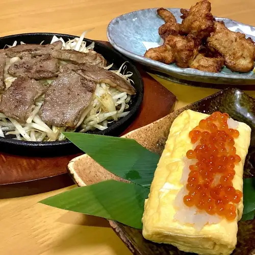 Lots of Hokkaido dishes