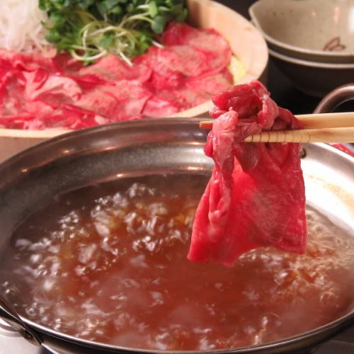 Very popular at our store! Tongue shabu-shabu with special soup stock♪
