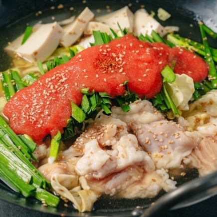 【虎コース】名物和牛肉寿司や人気の明太もつ鍋など9品＋2時間半飲み放題付き