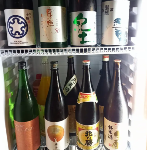 We prepare discerning Japanese sake