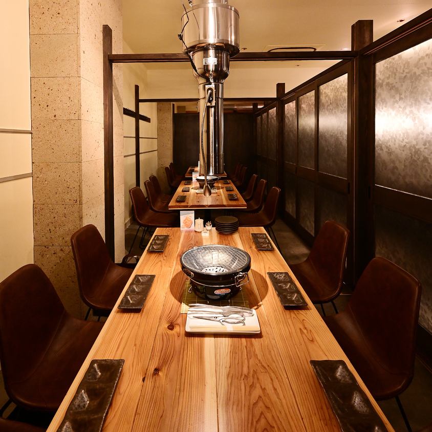 [Yakiniku x Seafood x Private room] Private room available for 3 to 20 people or more!
