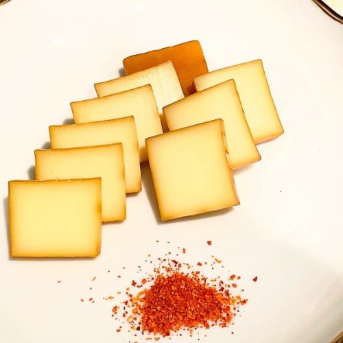 Cheese marinated in soy sauce