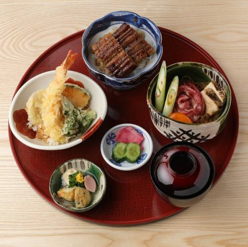 可愛い3種の丼
