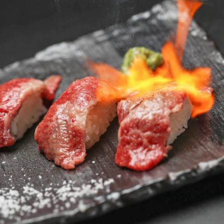[Cost performance ◎] 3 hours all-you-can-drink "All-you-can-eat course of 23 dishes including grilled meat sushi" [3980 yen → 2980 yen tax included]