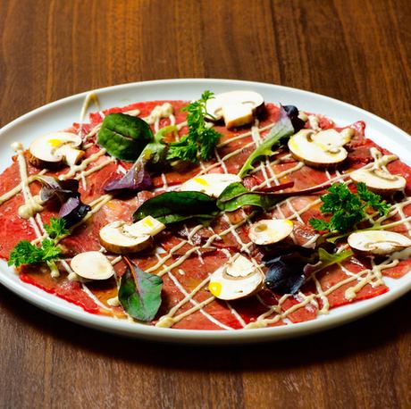 Seared Japanese Black Beef Carpaccio