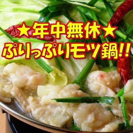 Yakiniku and!! Plump and steamy offal hot pot course with 9 dishes & 120 minutes [All you can drink] 3300 yen