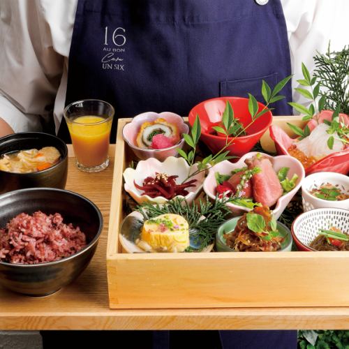 "一汁六菜"定食のこだわり