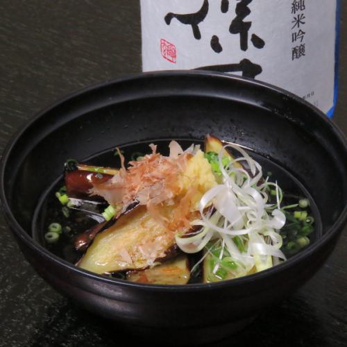 茄子の揚げ出し