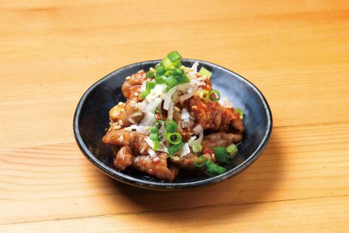 ピリ辛！！もつ朝鮮漬け