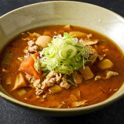 Rice bowl of pork soup (single item)