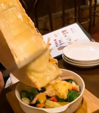 raclette cheese menu