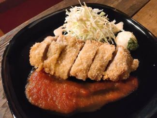 Chicken cutlet [tomato sauce & basil mayo]