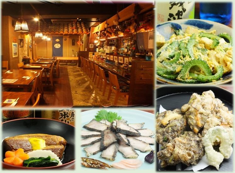 How about a drink such as rice wine awamori and authentic Okinawa cuisine as a chef ♪