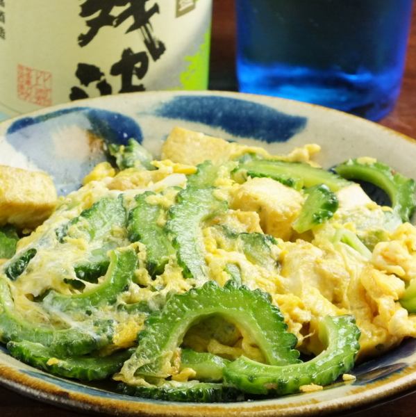 Goya Champuru [Okinawa goya and island tofu stir-fry]
