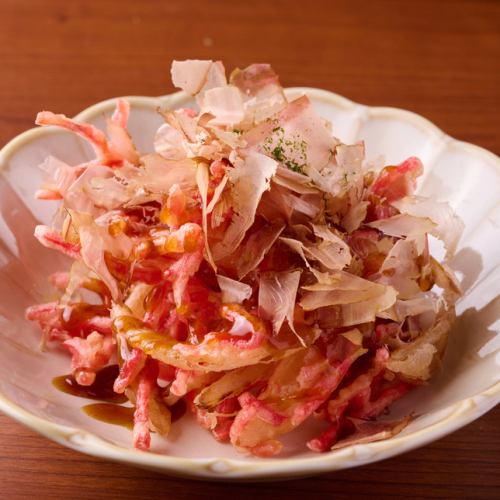 紅しょうがの広島かき揚げ