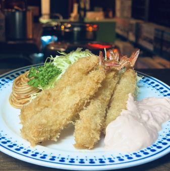 海老フライ定食