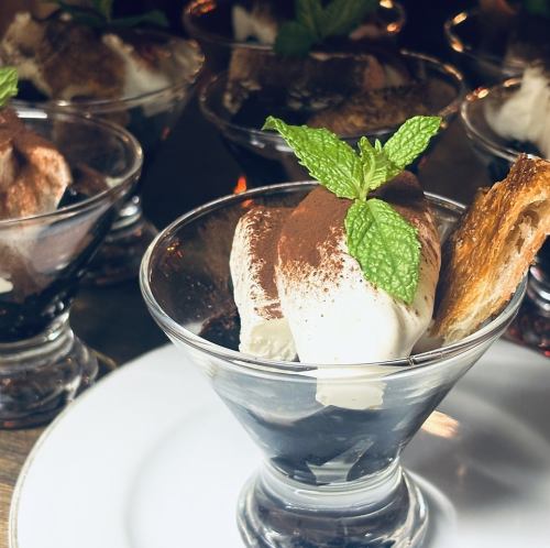 デザートと珈琲