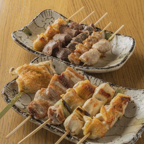 絶妙な火入れで引き出す鶏の旨味