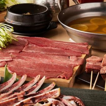 [Isshindo Course] 8 dishes including thickly sliced charcoal-grilled beef tongue and tongue shabu-shabu, 3 hours of all-you-can-drink, 3,500 yen!