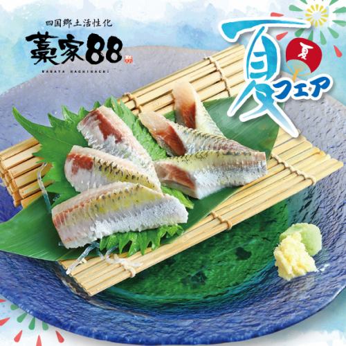 Sardine sashimi