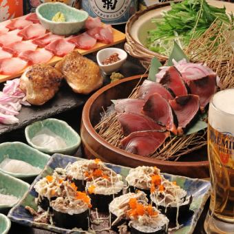 10/1～【個室で忘年会】鰤しゃぶと阿波尾鶏コース6,500円→6,000円(税込)【120分飲み放題込】