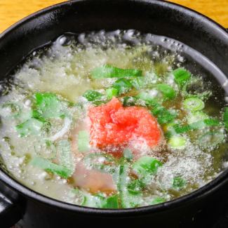 Mentaiko and whitebait ajillo