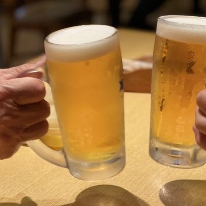 【月～木曜日限定☆単品2時間飲み放題】「本格中華と楽しむ」生ビール付き飲み放題