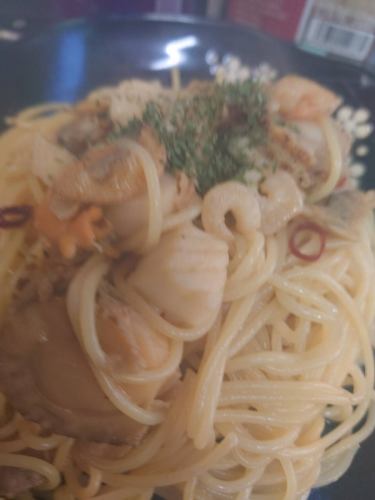 ほたてのペペロンチーノ