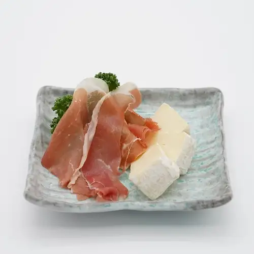 Prosciutto and cheese