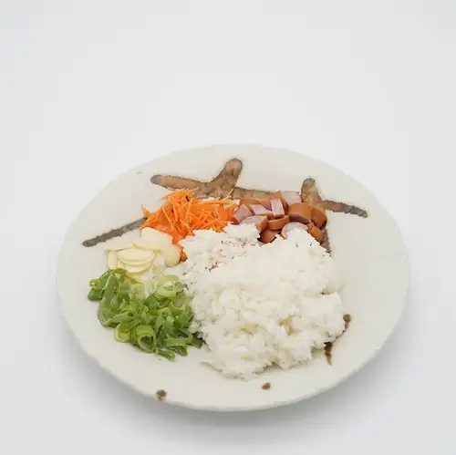Garlic stir-fried rice