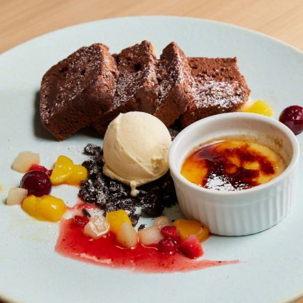 [You can also reserve a seat only♪ For a special someone's celebration] Message dessert plate 1,500 yen