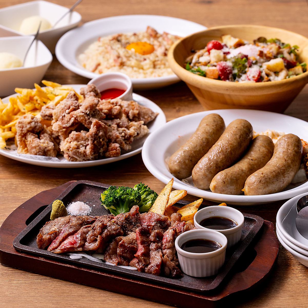 飲み放題付のコース料理で素敵なひとときをお過ごしください♪