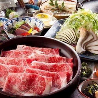 【個室確約】★3H飲み放題×料理8品★上州牛肉寿司＆豚・牛しゃぶしゃぶ!贅沢リッチ肉宴会コース